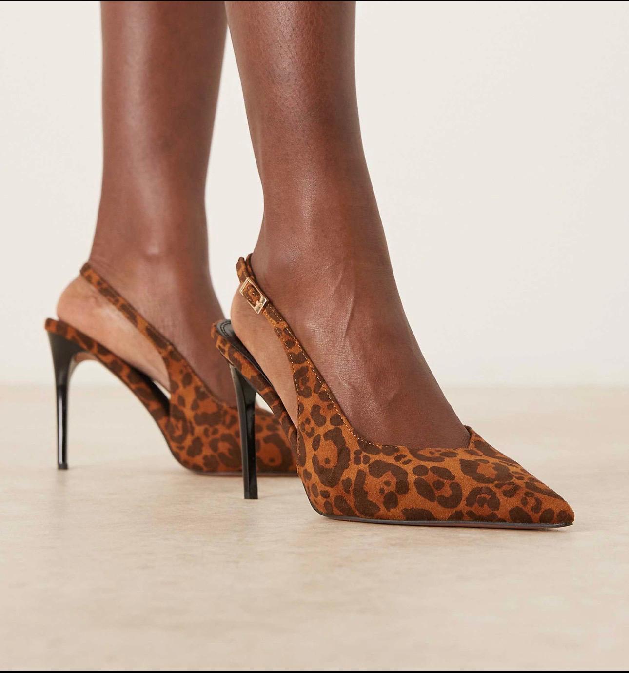 Asos slingback panthère