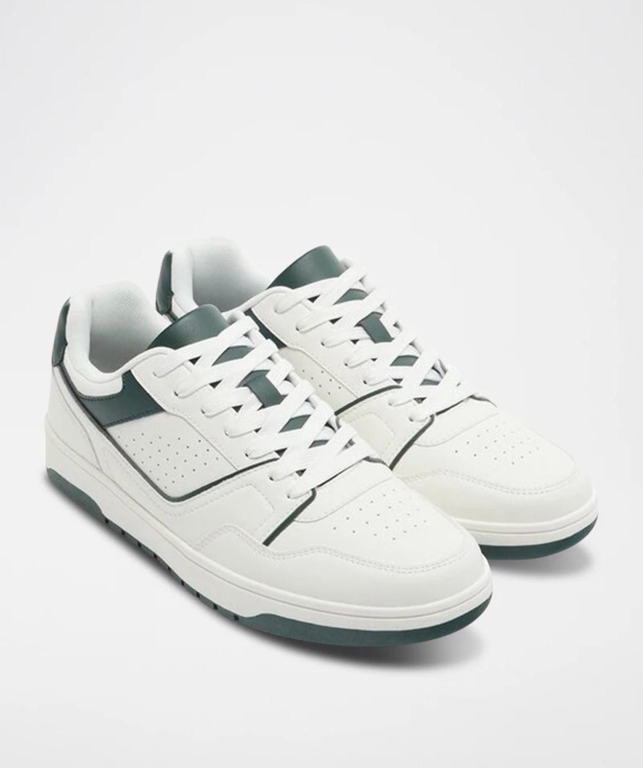 Tennis blanche verte Lefties