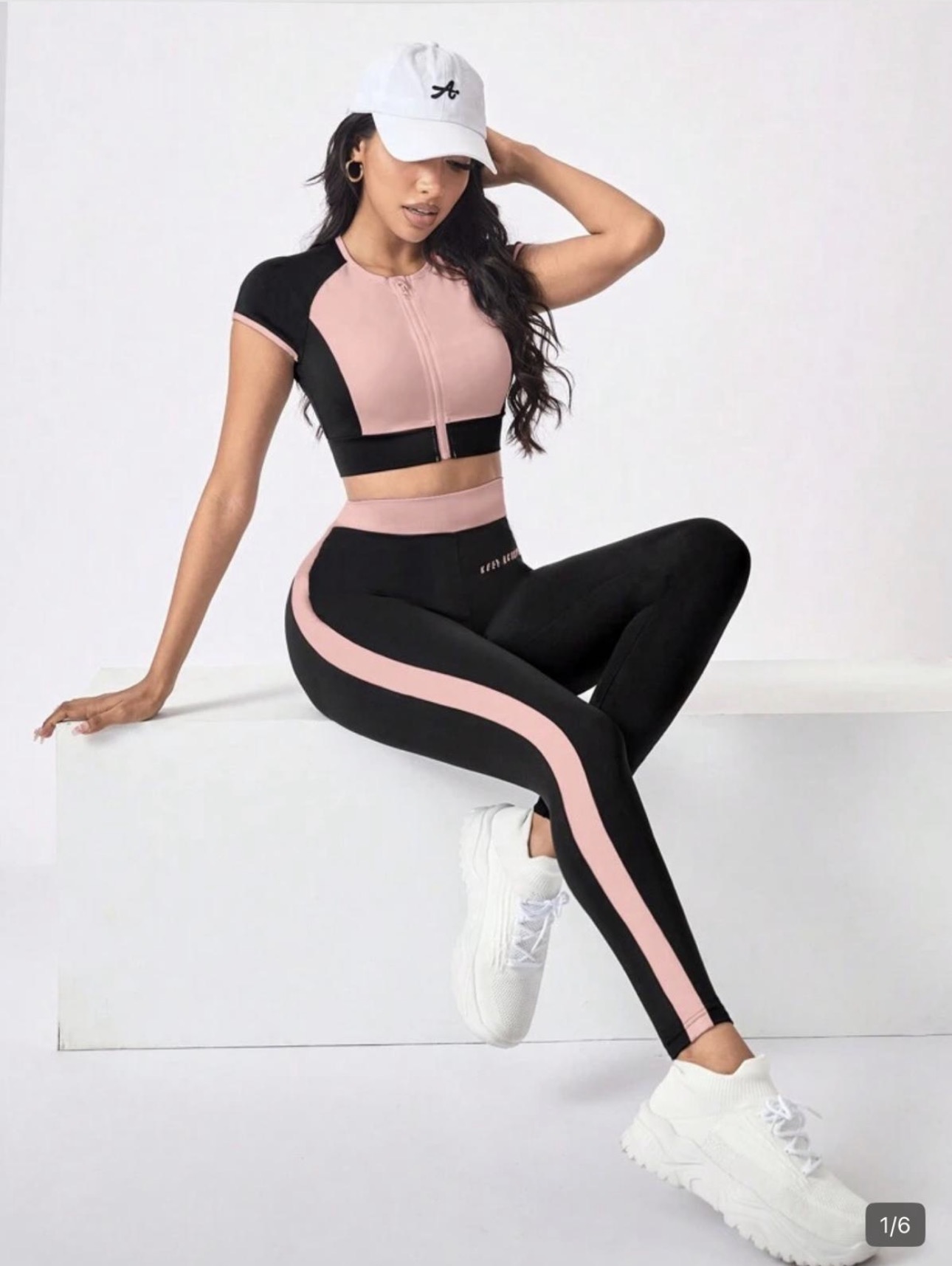 Duo de sport rose noir
