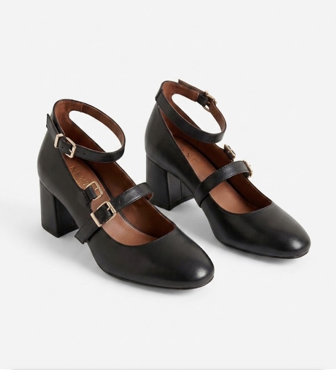Escarpin bloc noir next