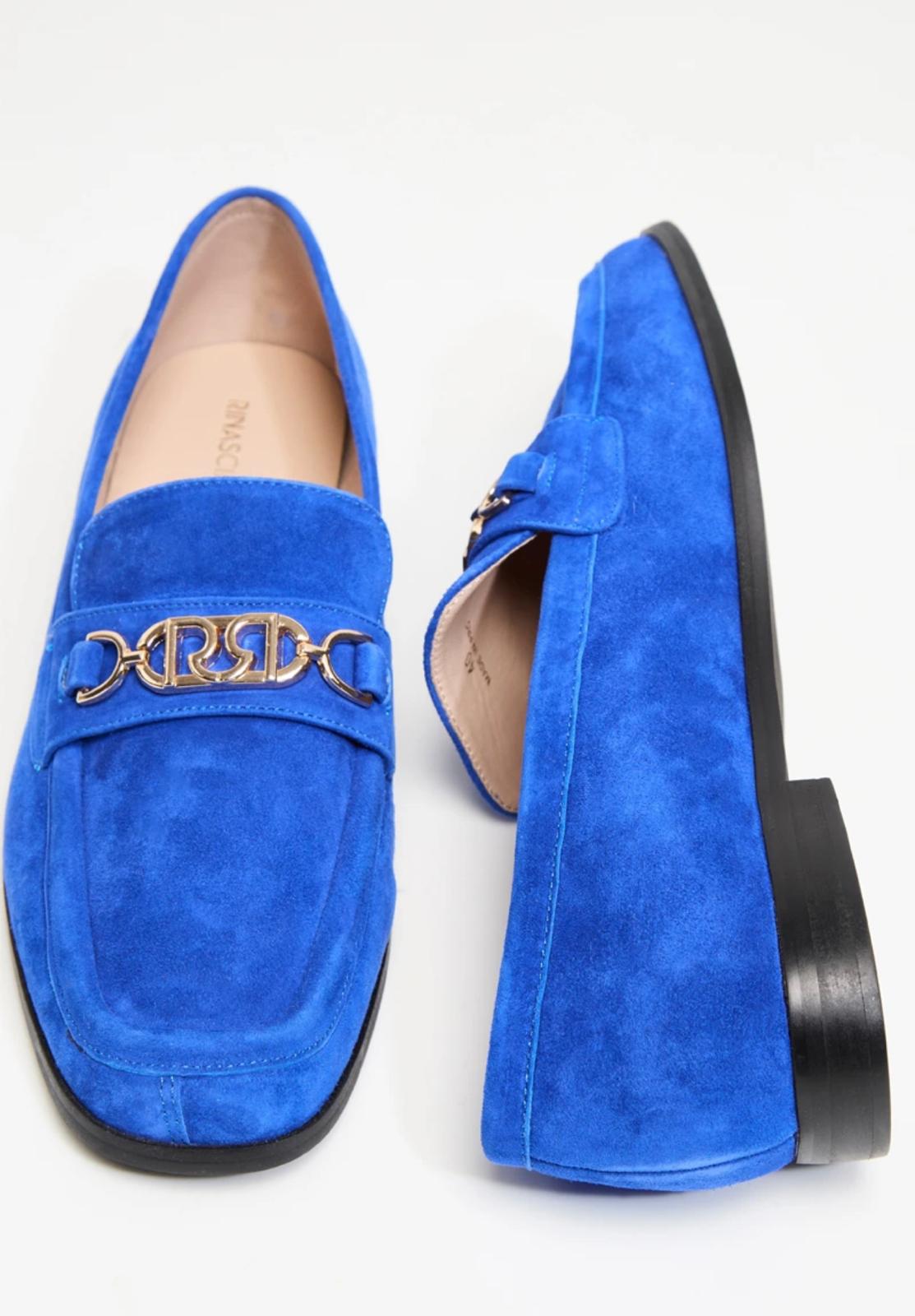 renascimento mocassin bleu royal