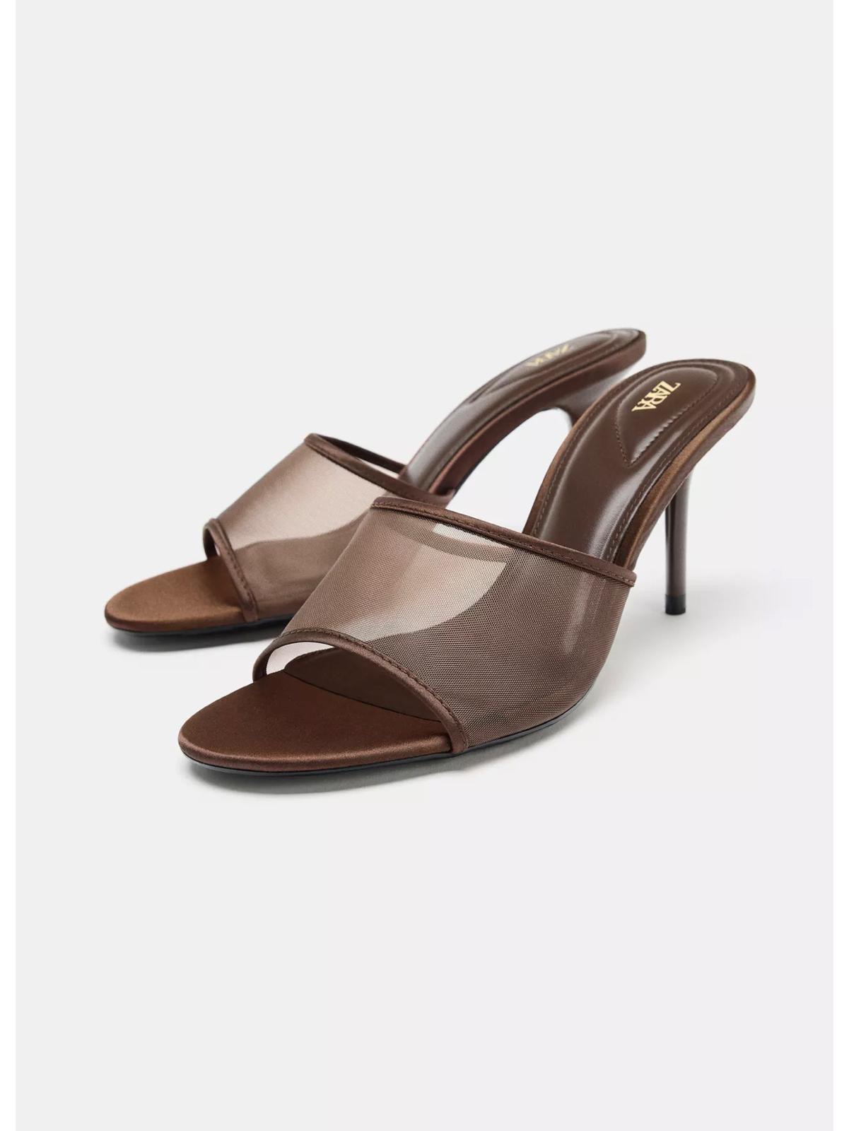 Mule marron Zara