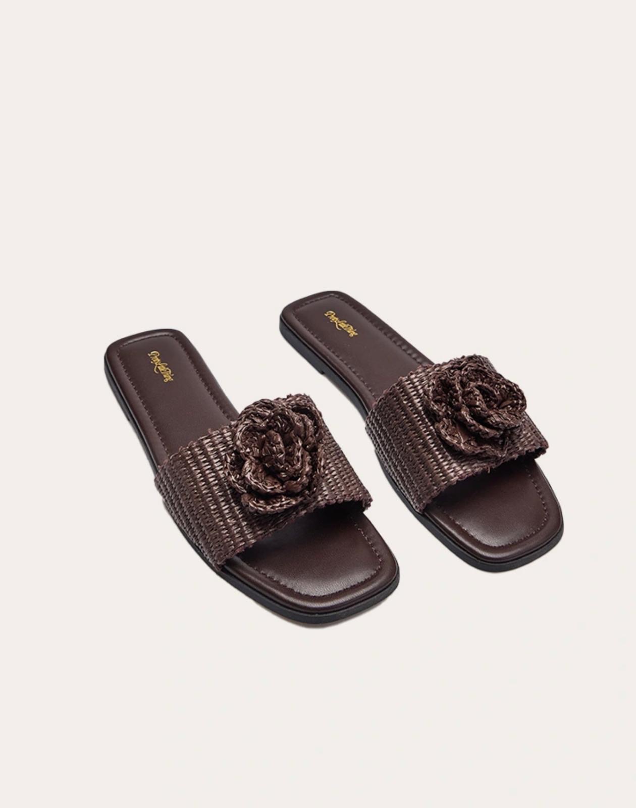 Mule marron Pretty Little