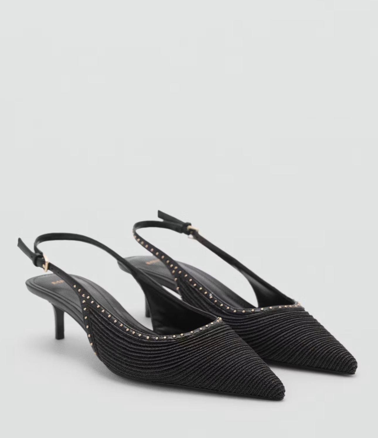 Slingback noir Mango