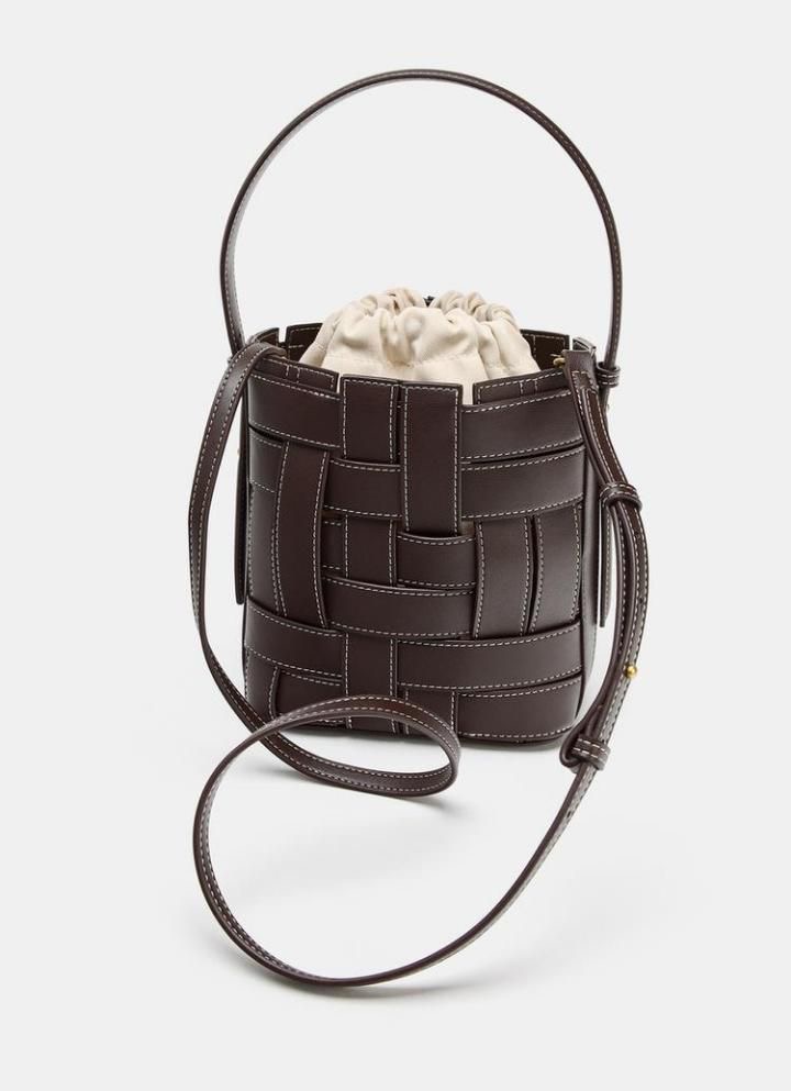 Sac sceau marron Zara