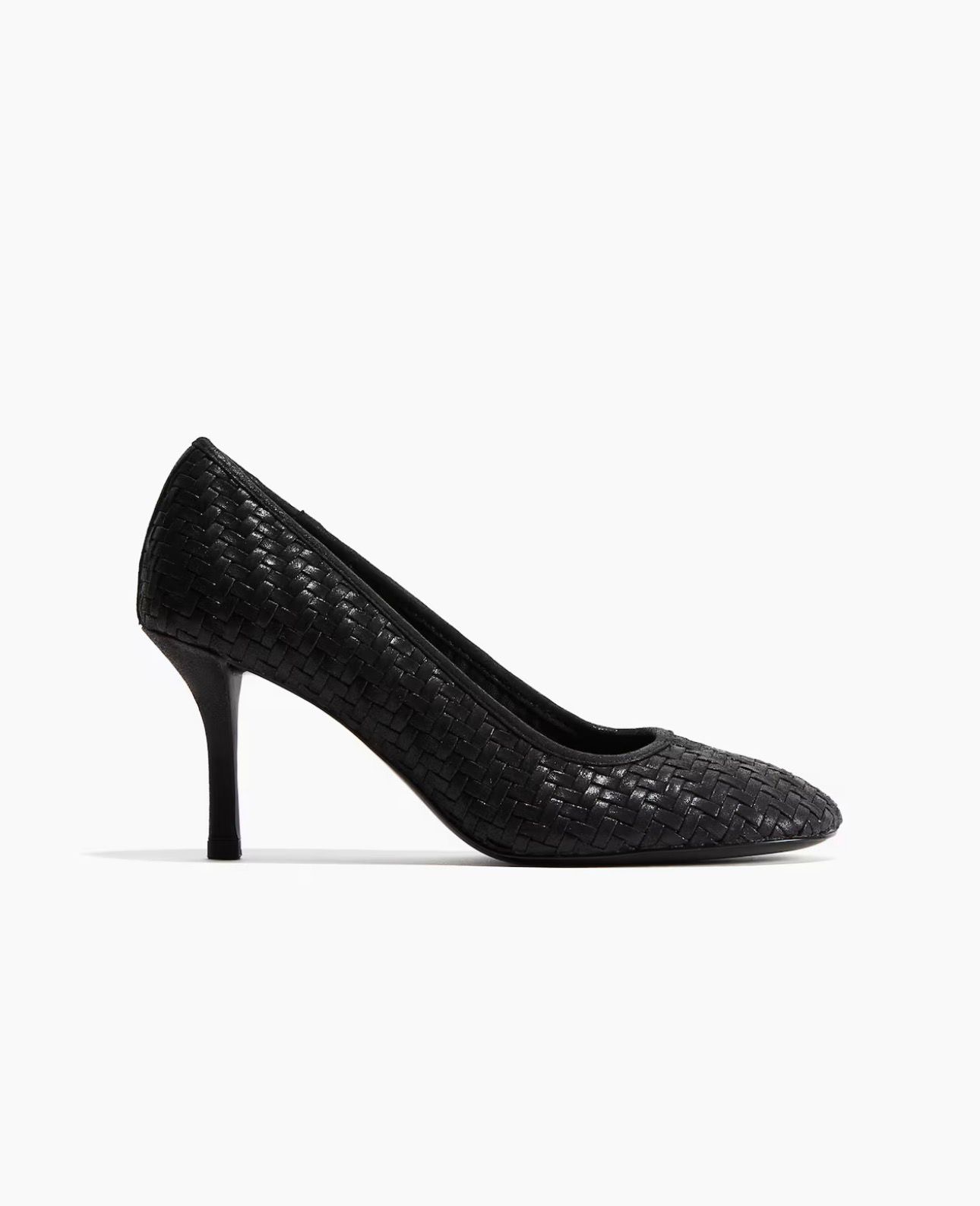 Escarpin tissée noire H&M