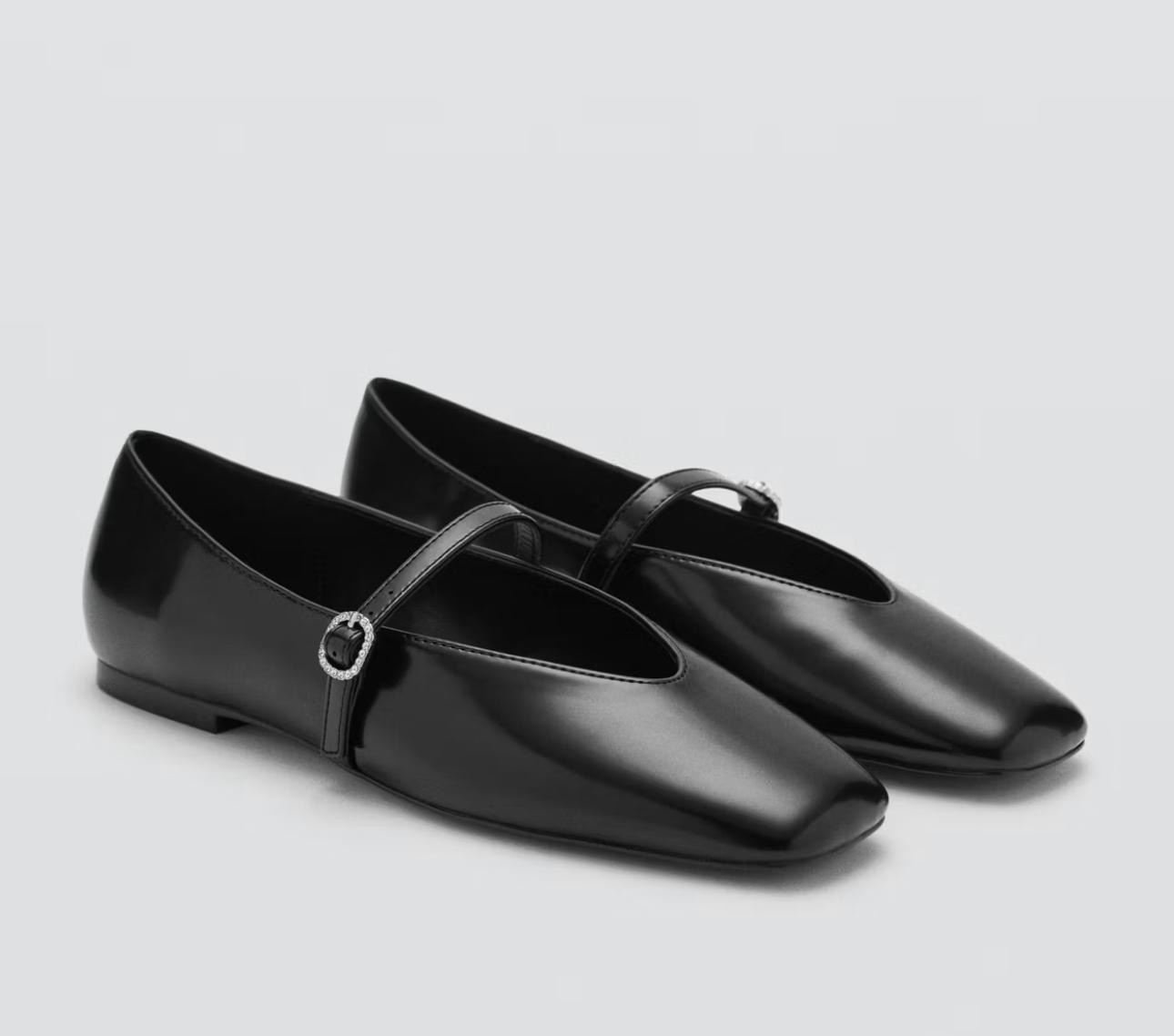 Ballerine noire Mango