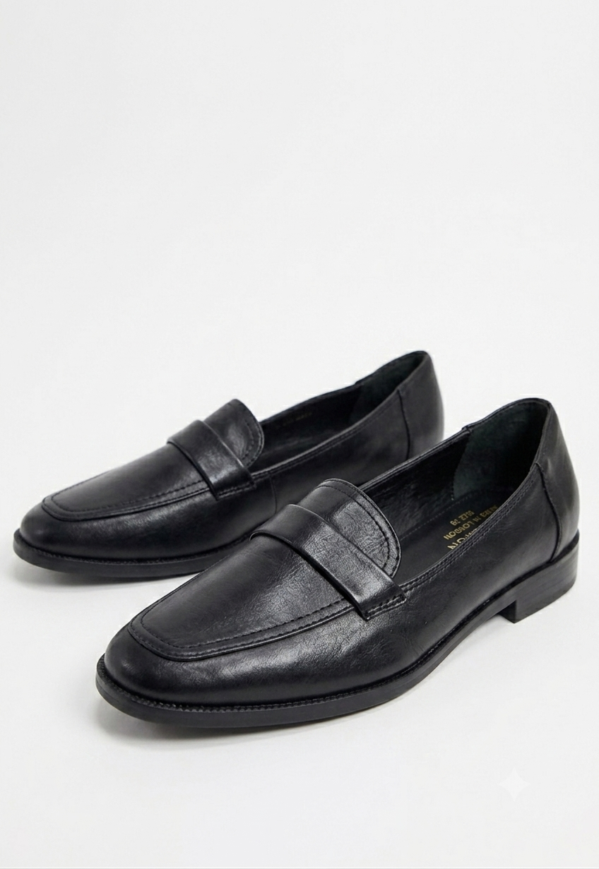 Mocassin noire ASOS