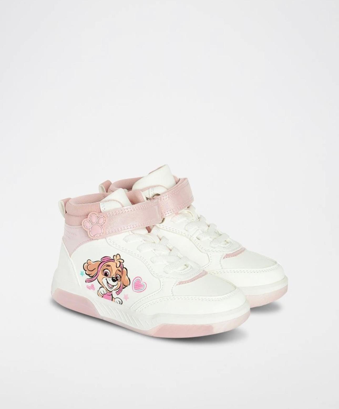 Tennis blanche et rose Cool Club