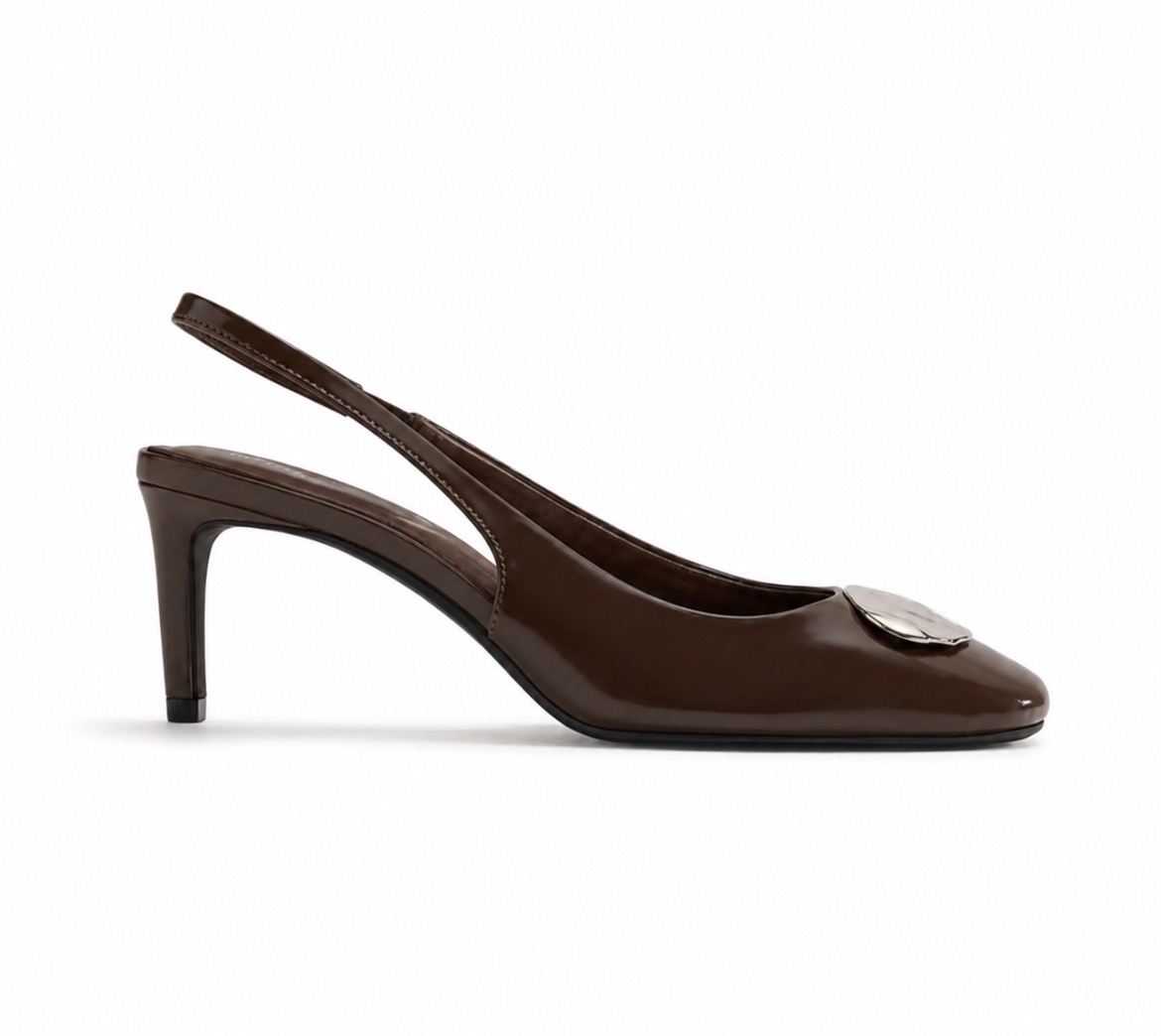 Slingback marron Lefties