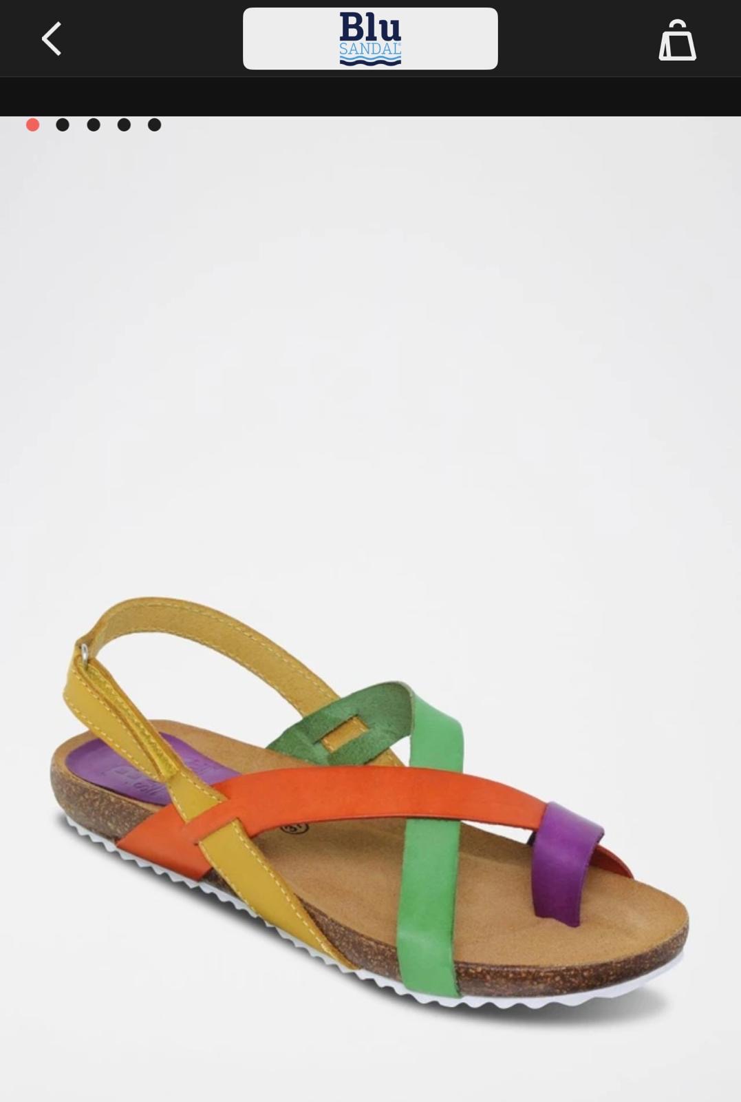 Sandale multicolore