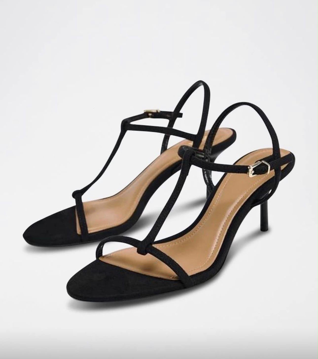 Sandale noire Zara