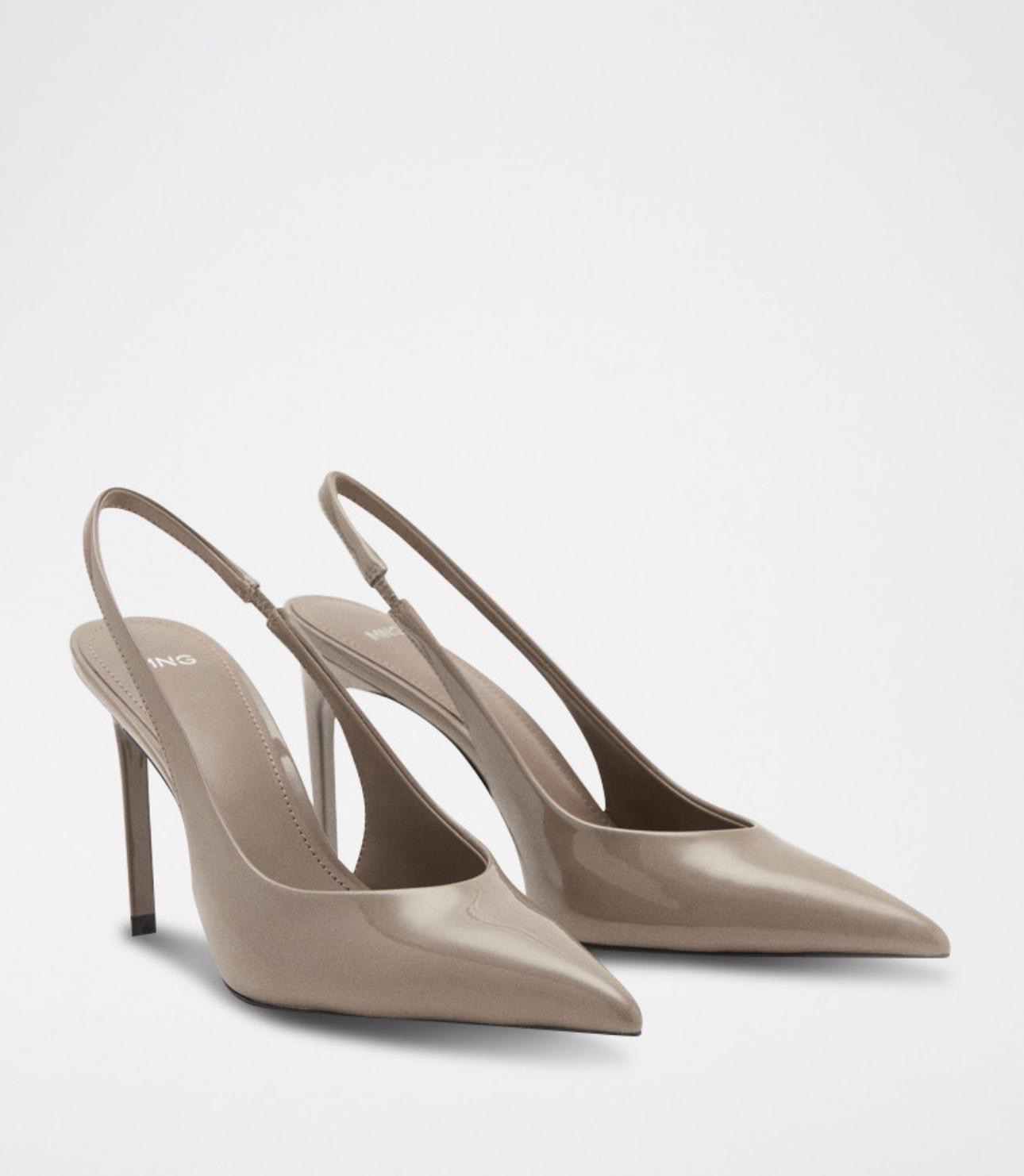 Slingback grise Mango