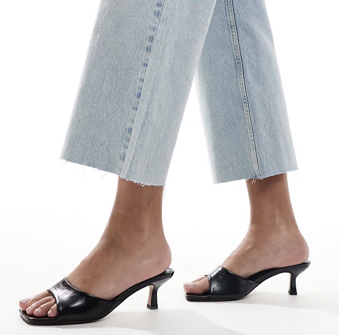 Mule noire ASOS