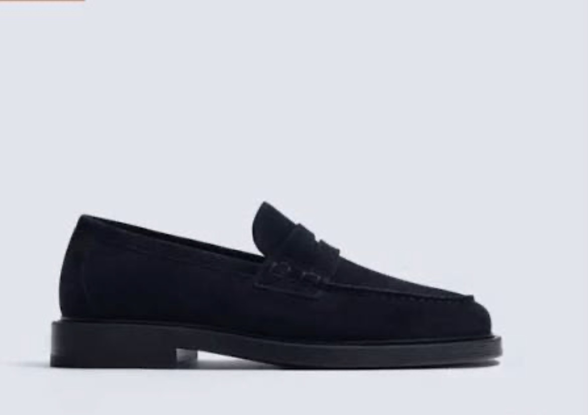 Mocassin noire Zara