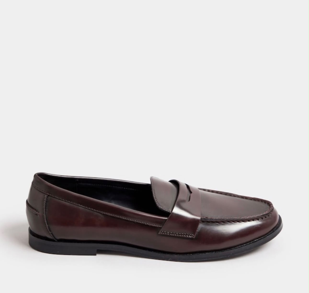 Mocassin bordeaux sombre Next
