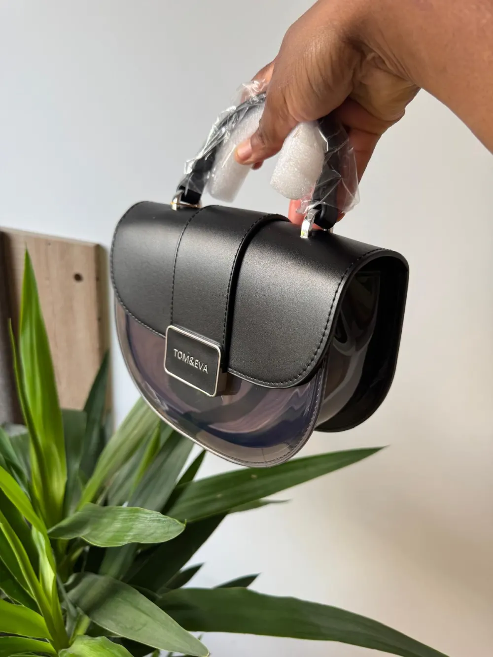 Tom&Eva sac vynile noir