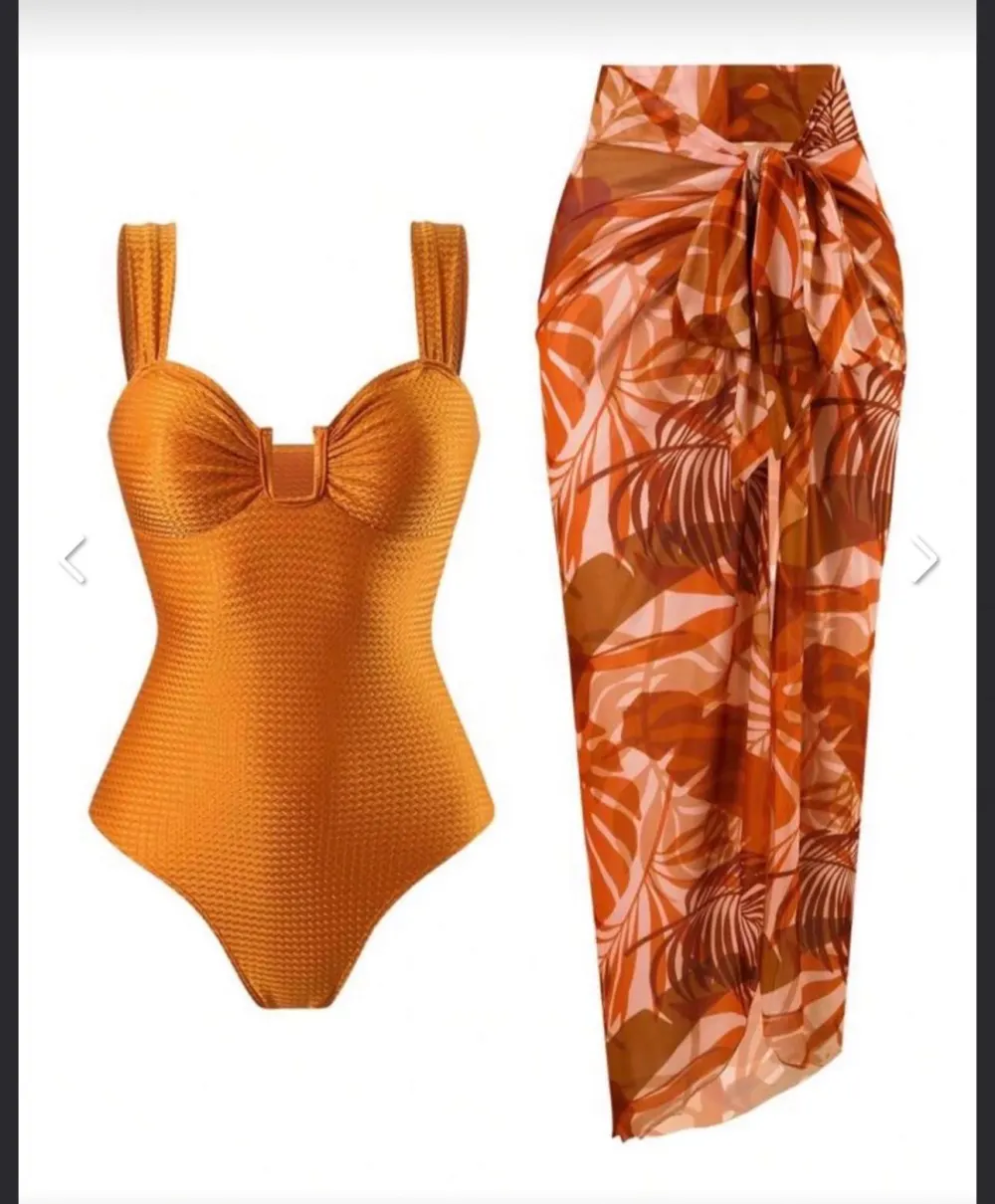 Maillot de bain orange S