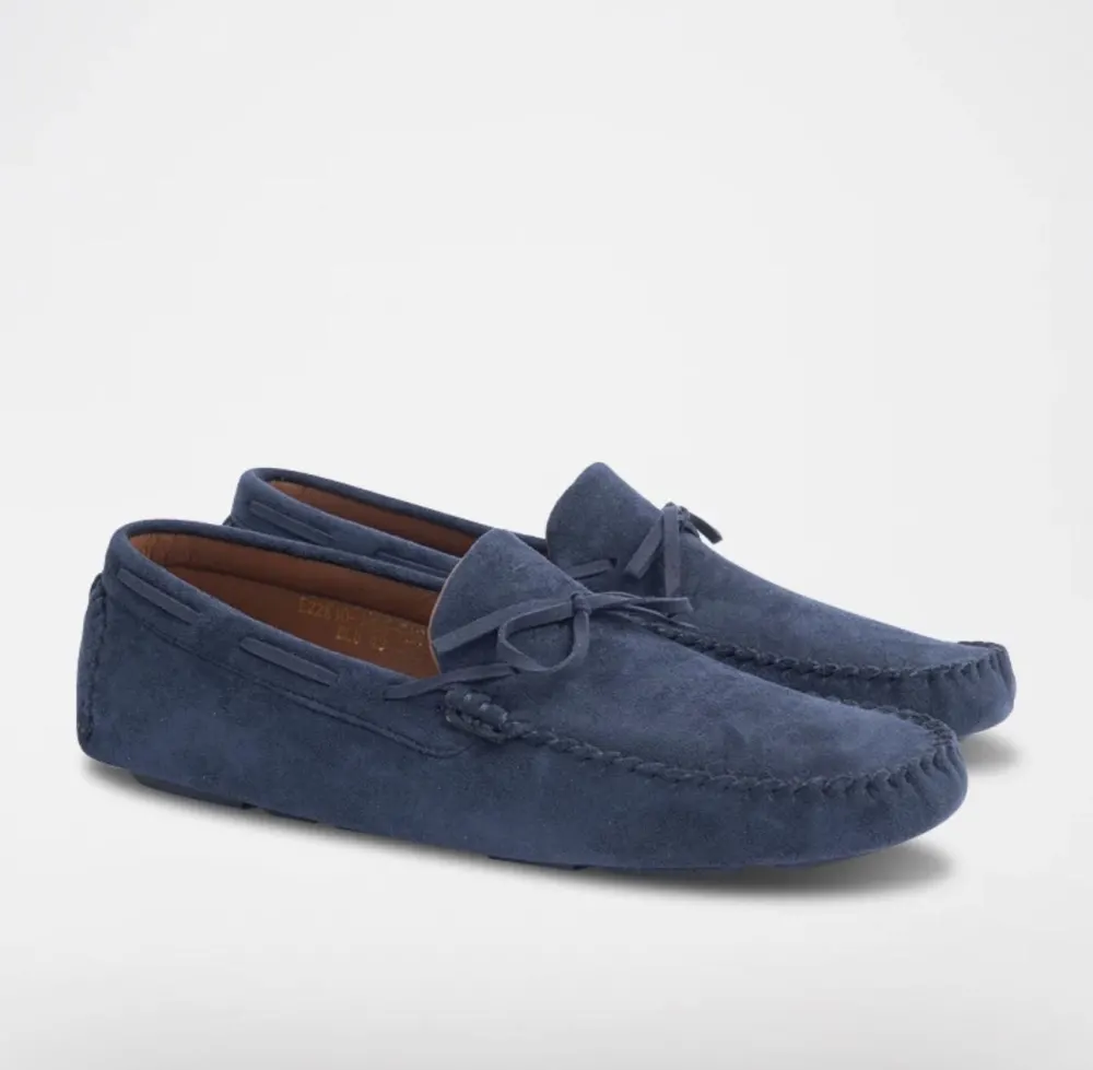 Mocassin bleu nuit nubook John