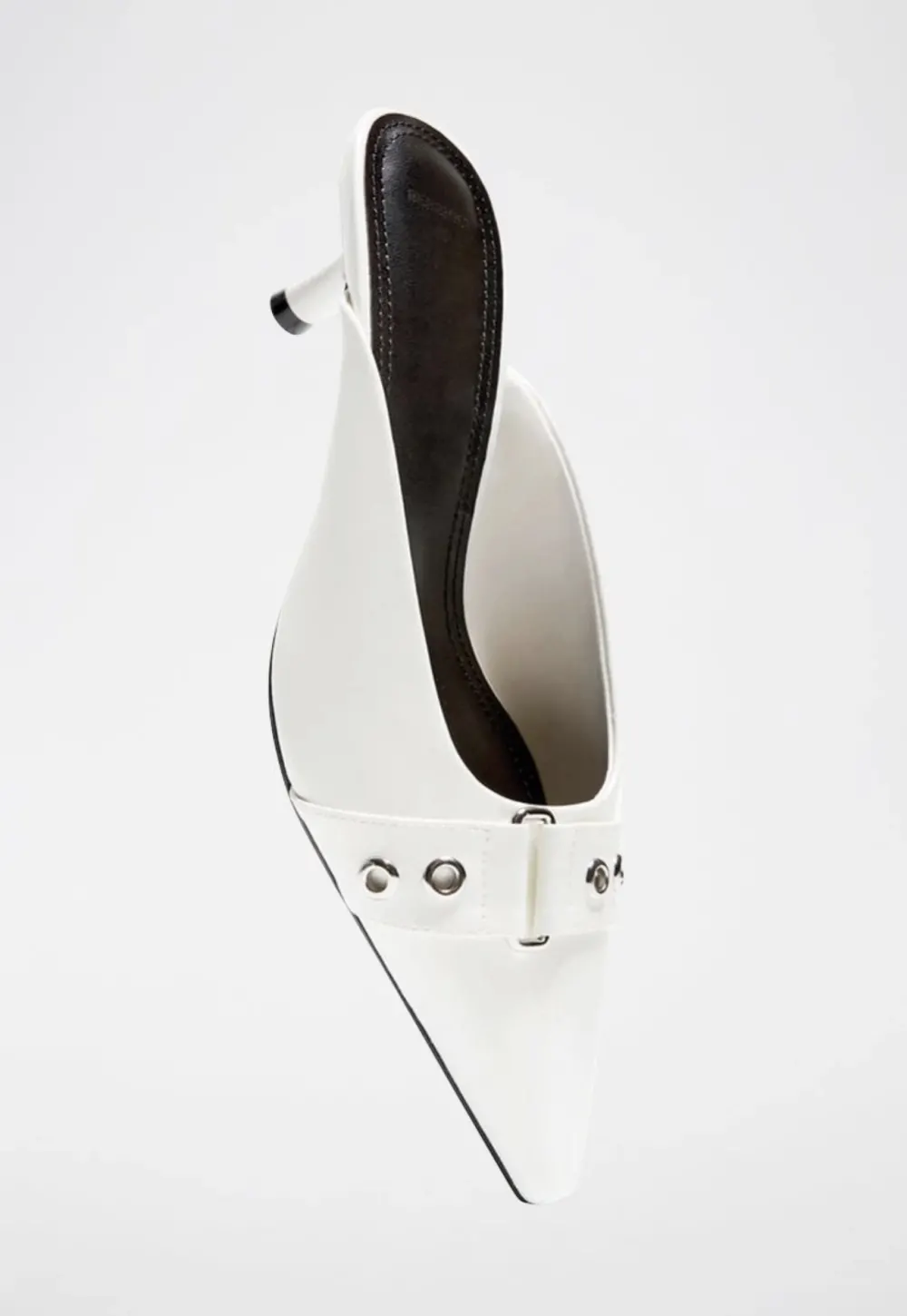 Bershka mule blanche