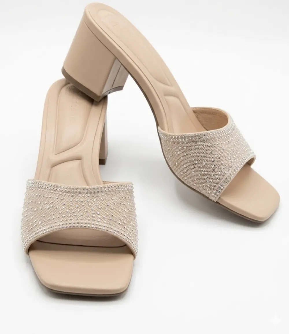 Mule beige strasse Primark