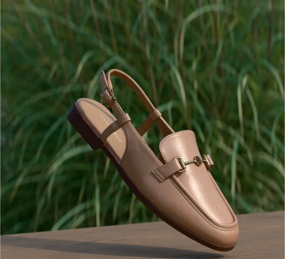 Slingback camel Anna Field