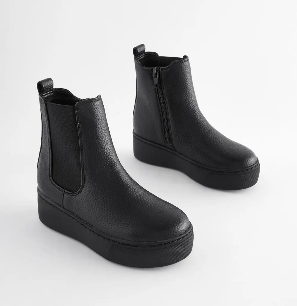 Botte noire compensée Next