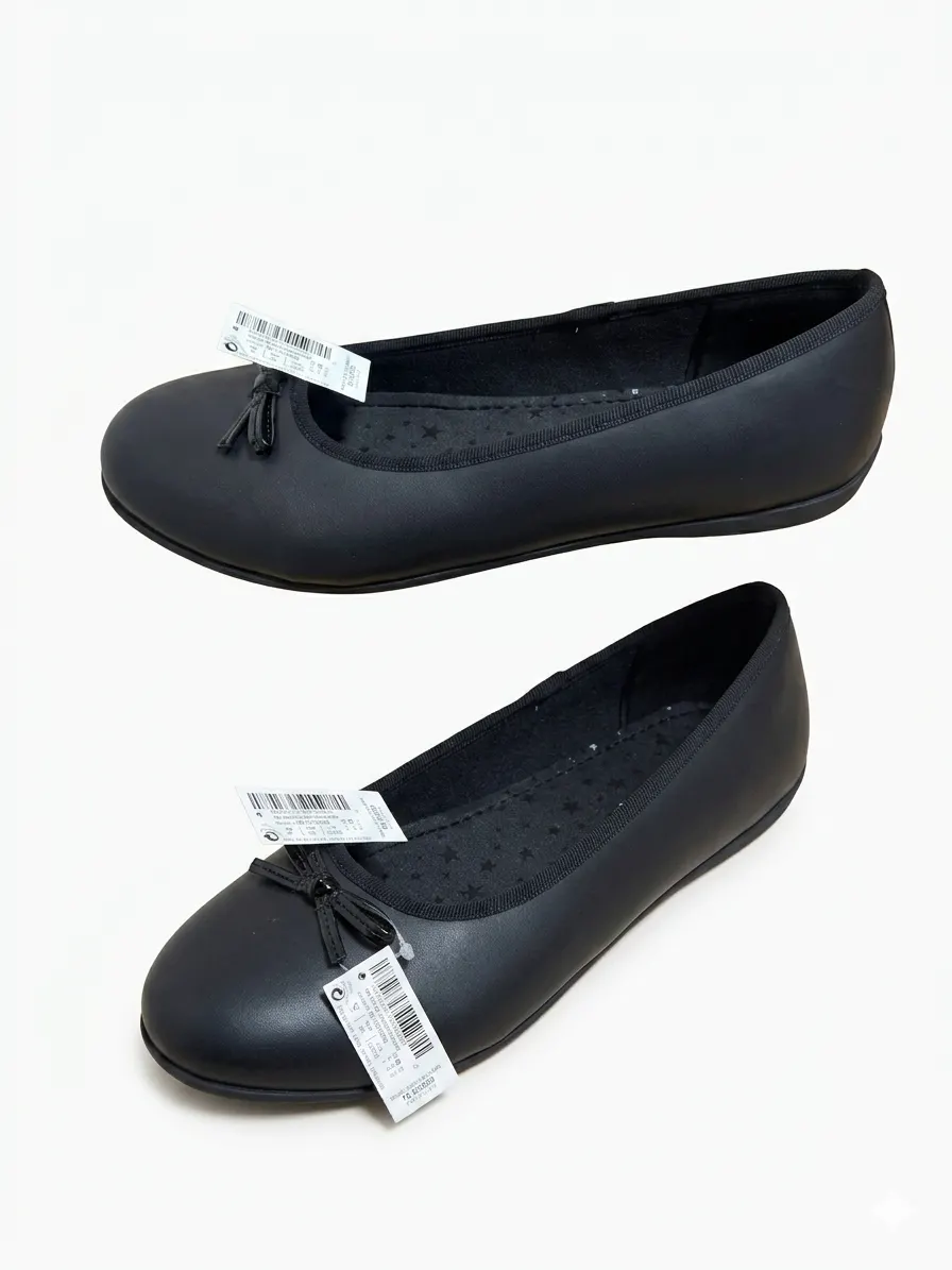 Ballerine noire noeud Next