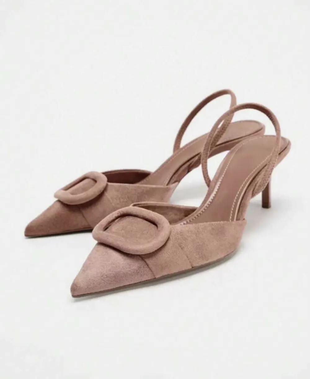 Slingback rose nude Zara