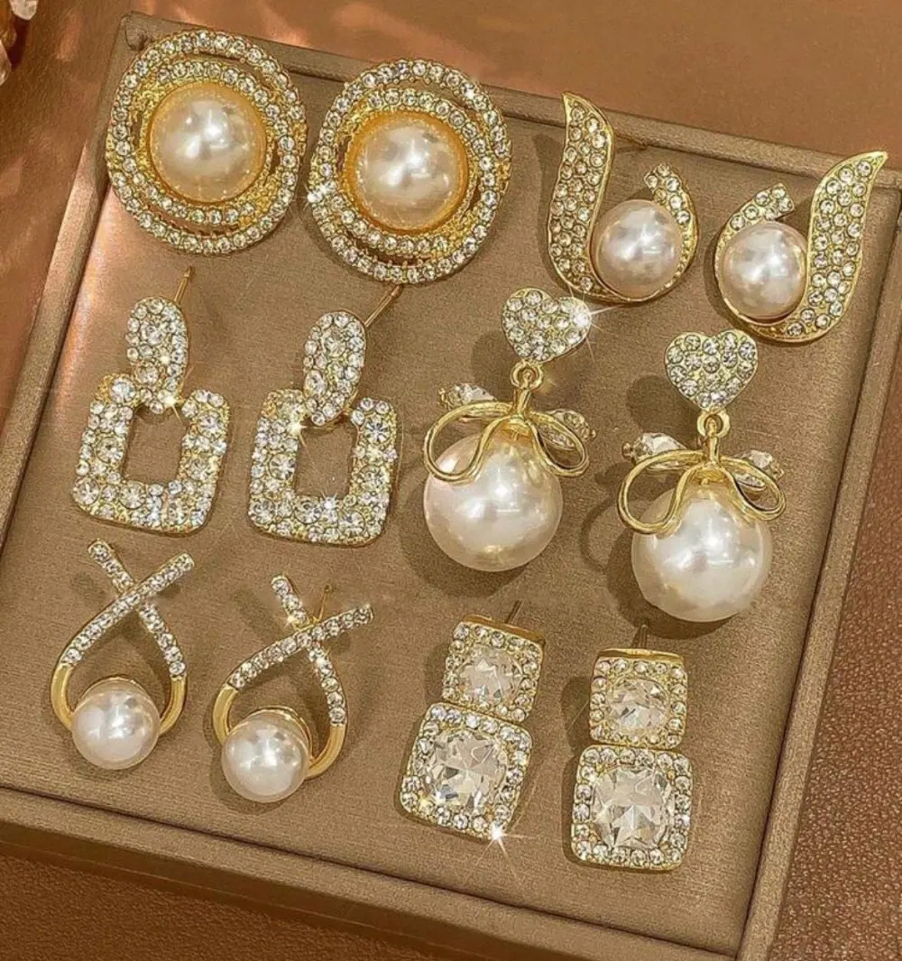 Lot de boucles à oreilles