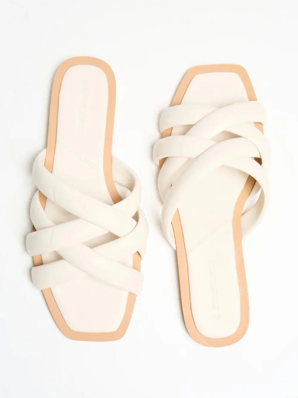 Mule plate beige Stradivarius