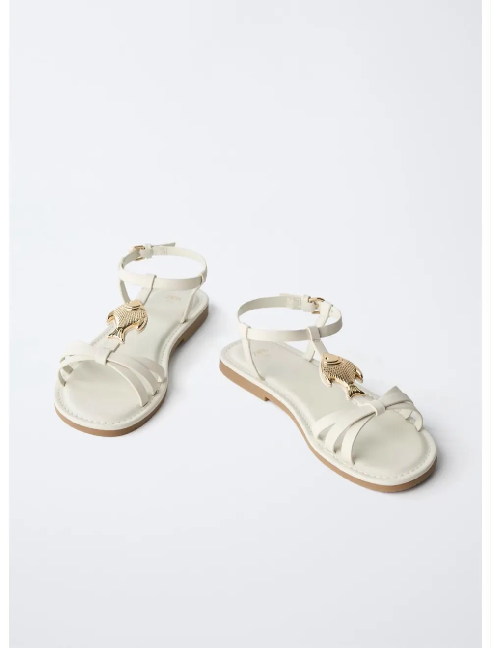 Sandale blanche Zara