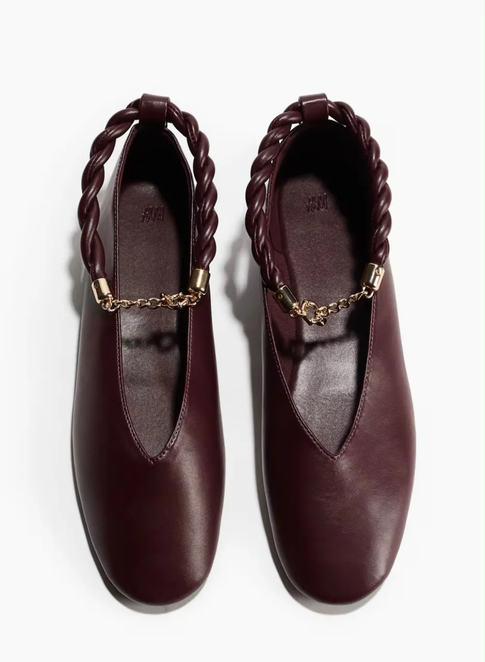 Ballerine bordeaux H&M