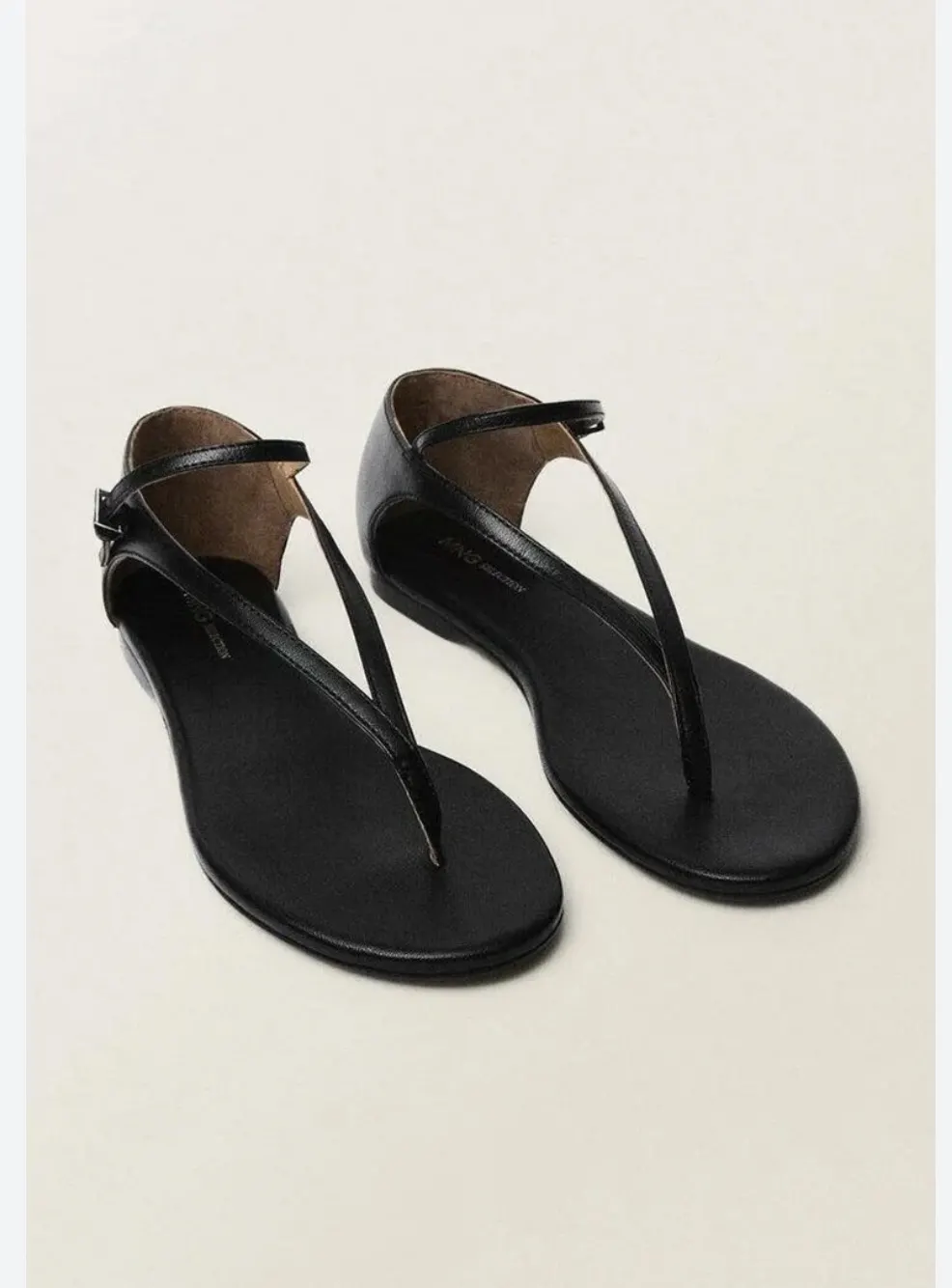 Sandale noire Mango