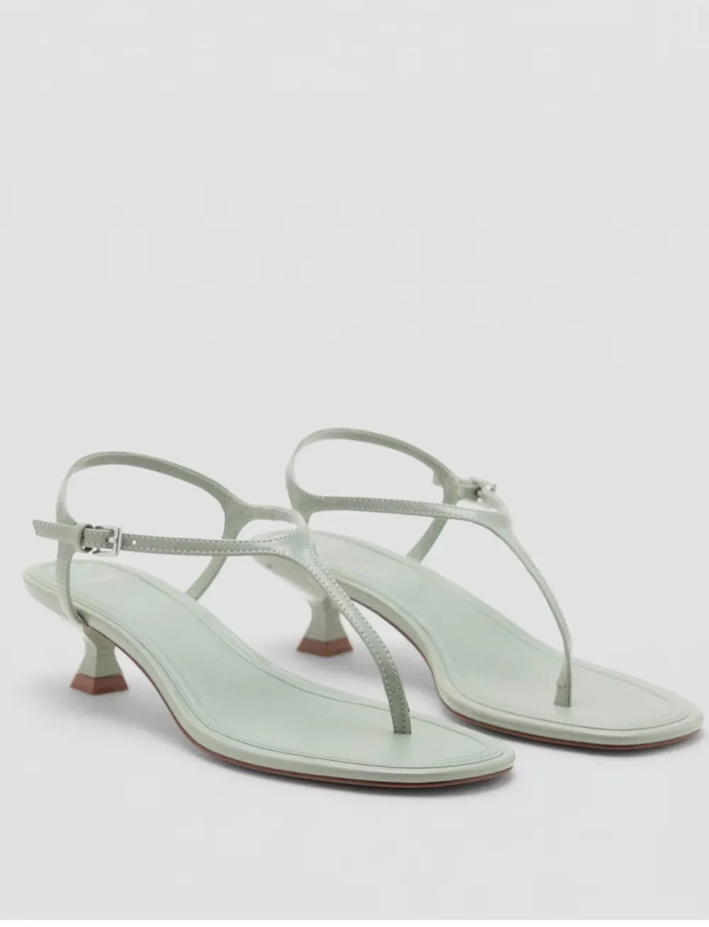 Sandale verte menthe Mango