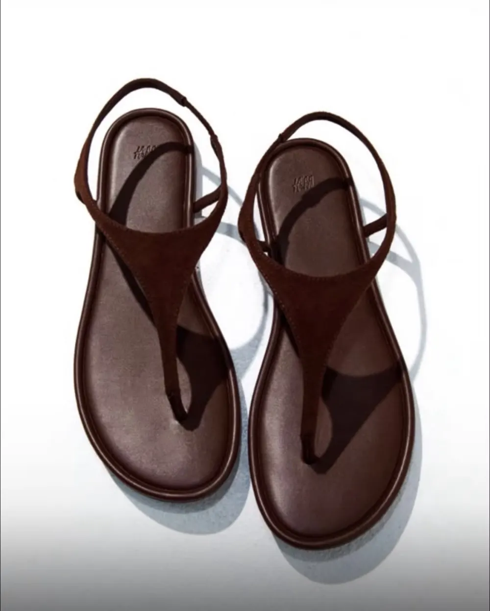 Sandale rouge bordeaux Next