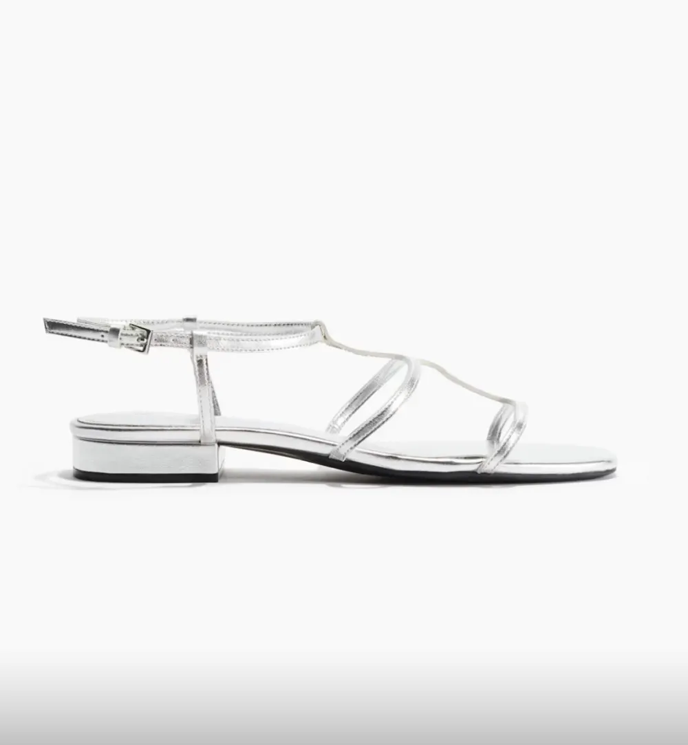 Sandale argentée H&M