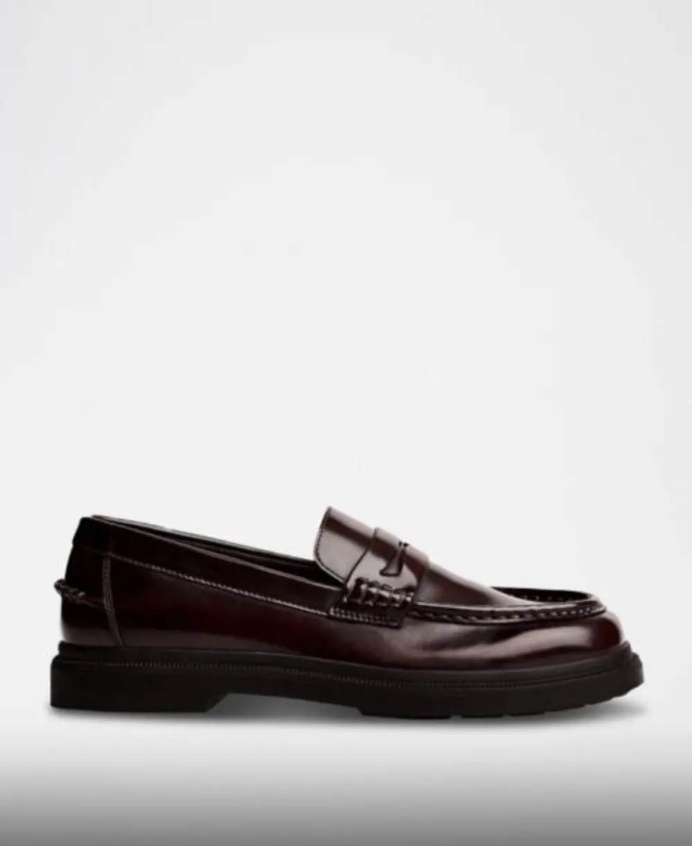 Derby bordeaux Bershka