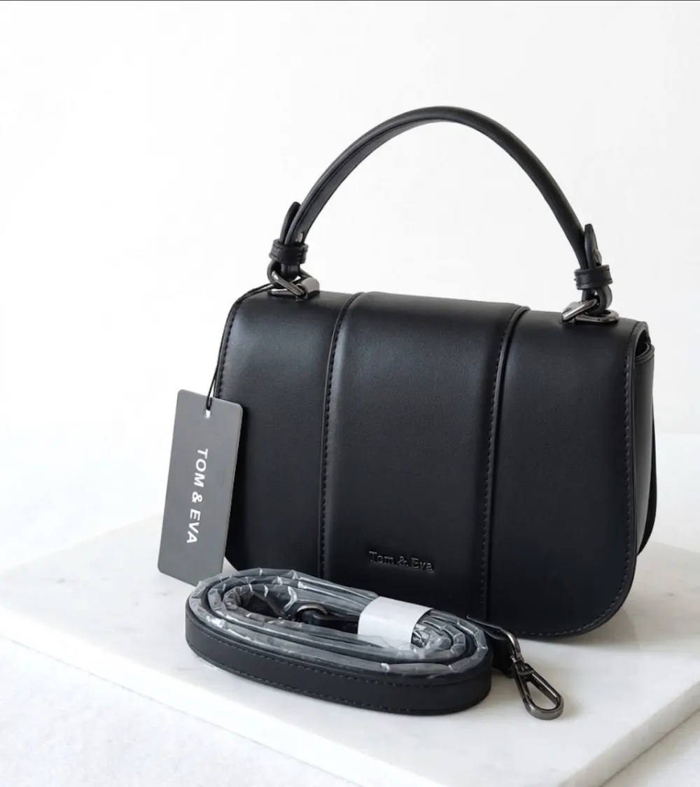 Mini sac clucht noir Tom&Eva