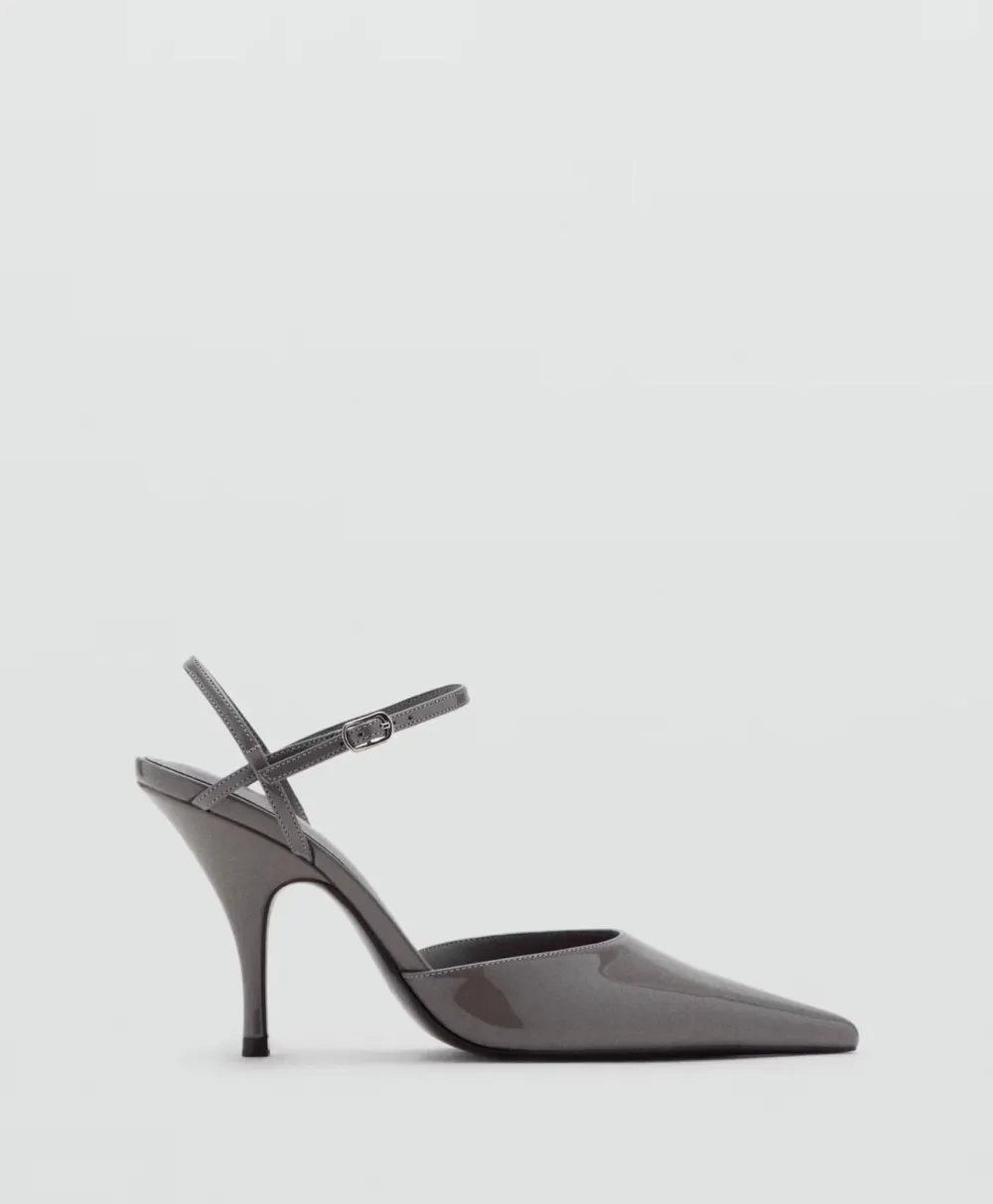 Slingback grise Mango
