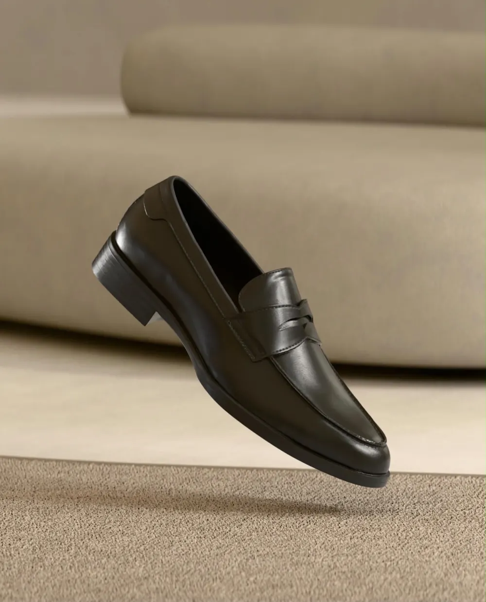 Mocassin noire Pier One
