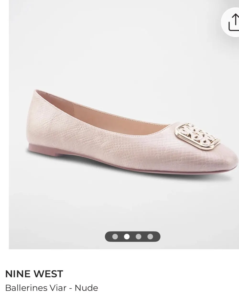 Ballerine rose bouclé Nine West