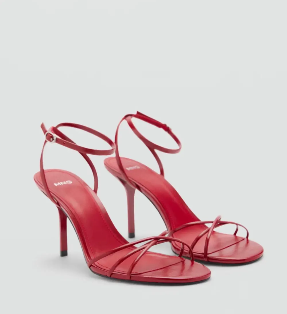 Sandale rouge Mango