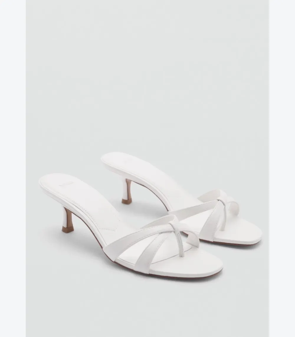 Mule blanche Mango