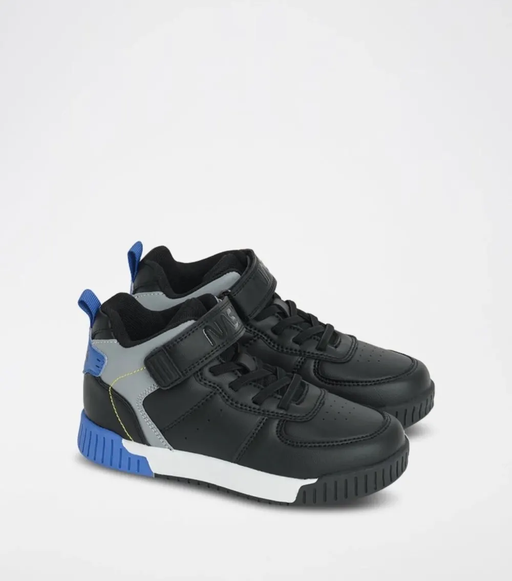 Cool club tennis noir bleu montante