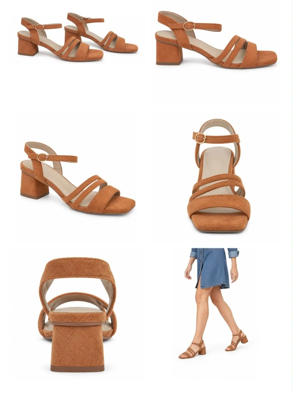 Sandale bloc marron Montevita