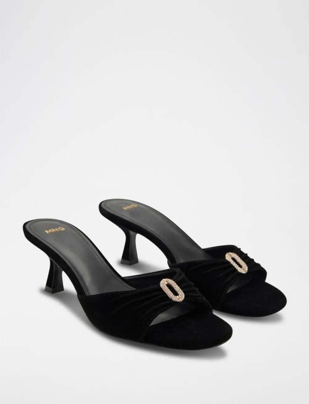 Mule noire Mango