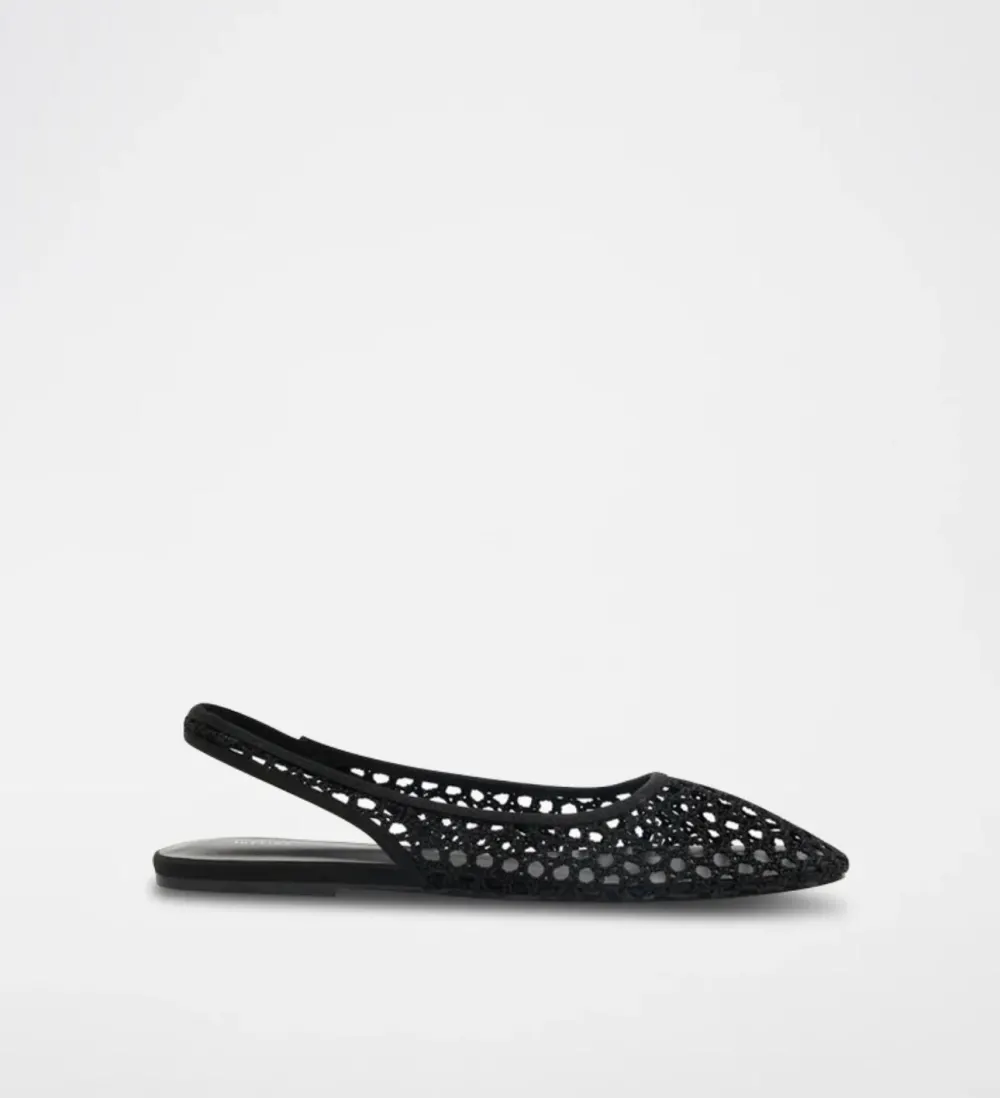 Slingback noire grille Lefties