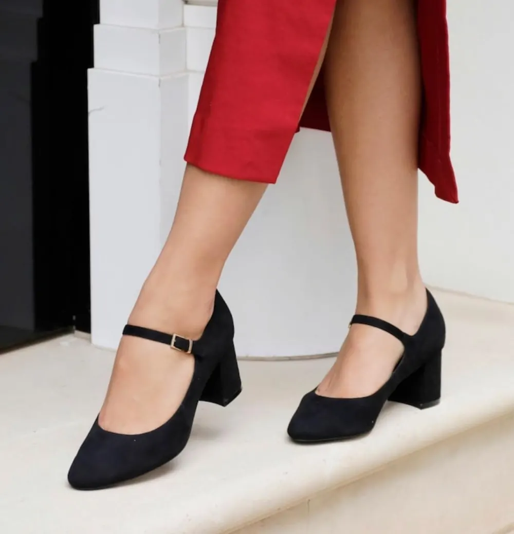 Escarpin noire bloc Next