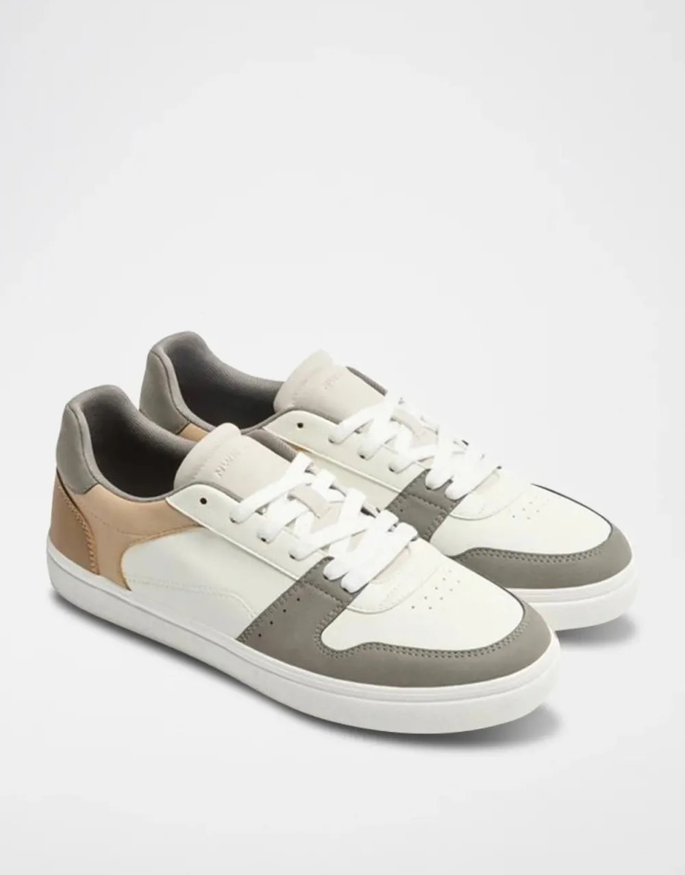 pull&bear tennis blanche kakhi - 2